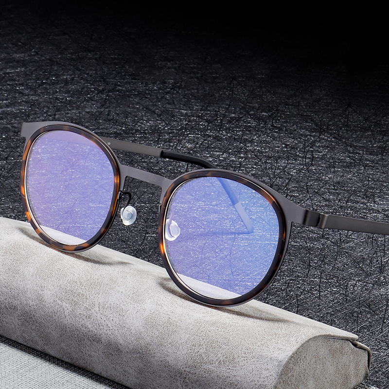 RETRO ULTRA-LIGHT PURE TITANIUM ANTI-BLUE LIGHT READING GLASSES