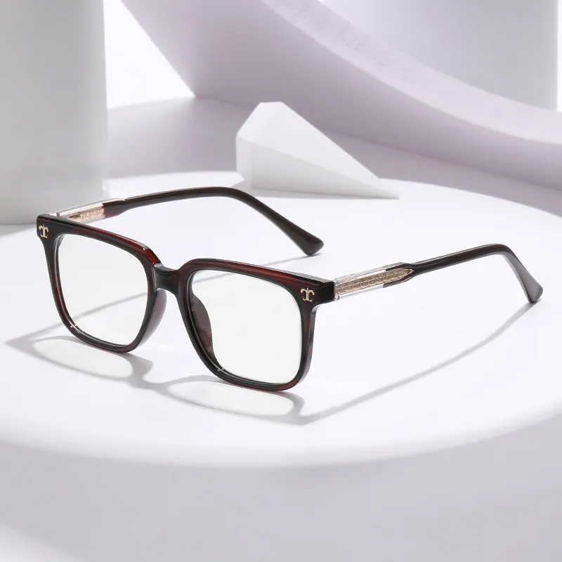 Prescription Glasses - RETRO LARGE FRAME RIVET COLOR CHANGING MULTI-FOCAL READING GLASSES