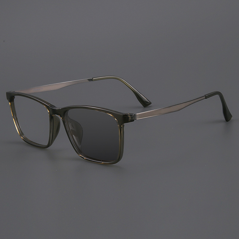 SIMPLE SQUARE FRAME COLOR-CHANGING MULTIFOCAL READING GLASSES
