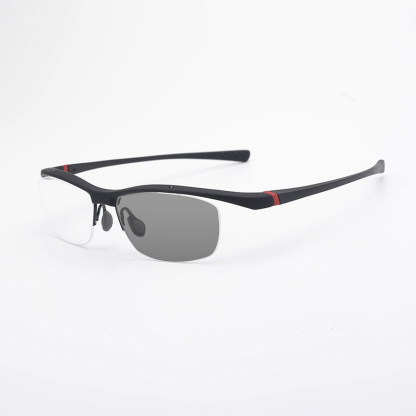 OUTDOOR SPORTS SEMI-RIMLESS PHOTOCHROMIC MULTIFOCAL READING GLASSES