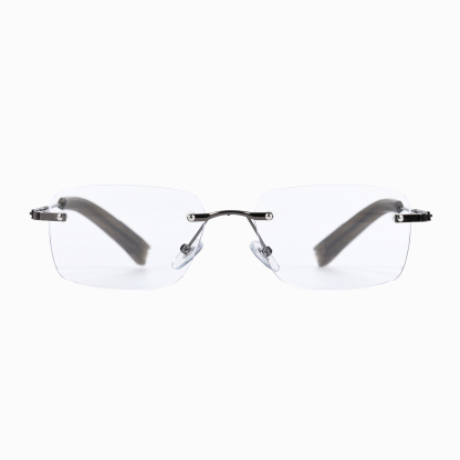 FRAMELESS METAL BUSINESS ULTRALIGHT ANTI-BLUE LIGHT READING GLASSES