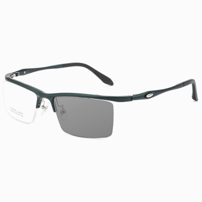 LIGHTWEIGHT HALF-FRAME ANTI-BLUE LIGHT TINTED MULTIFOCAL READING GLASSES