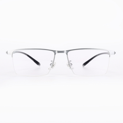 Prescription Glasses-BUSINESS CASUAL PURE TITANIUM COLOR CHANGING MULTI-FOCAL  GLASSES