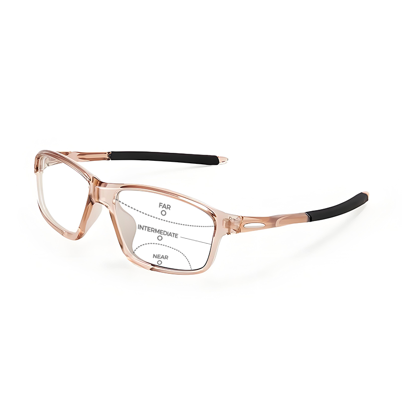 OUTDOOR ULTRALIGHT SPORTS-STYLE SQUARE-FRAME PHOTOCHROMIC MULTIFOCAL READING GLASSES