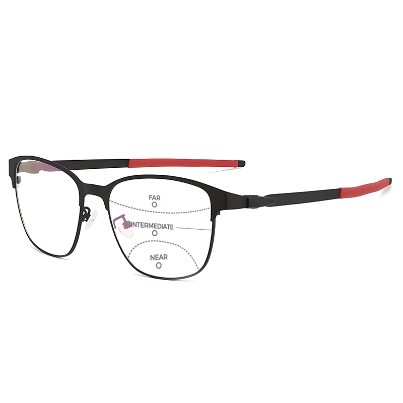 STYLISH FULL-RIMMED PHOTOCHROMIC MULTIFOCAL READING GLASSES