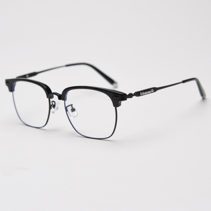 Prescription Glasses - BUSINESS METAL HALF FRAME PHOTOCHROMIC READING GLASSES