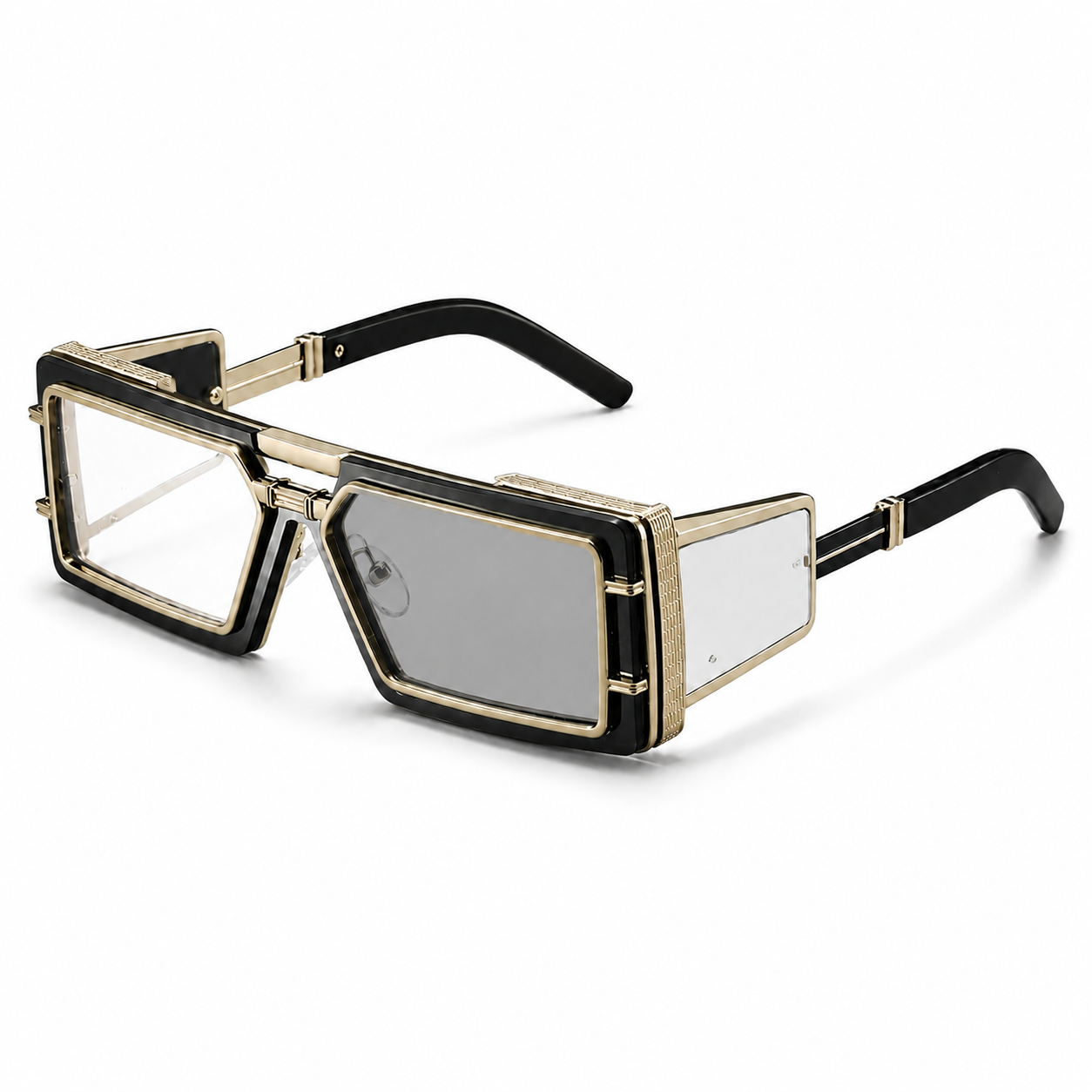 MEN’S FUTURISTIC SQUARE READING GLASSES