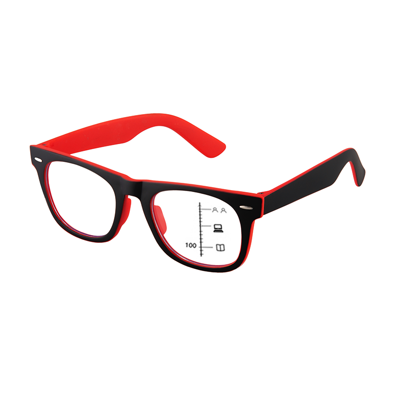 FASHION LARGE FRAME COLOR MATCHING GLASSES