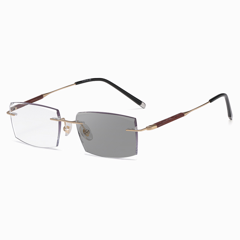 ULTRALIGHT RIMLESS BUSINESS READING GLASSES