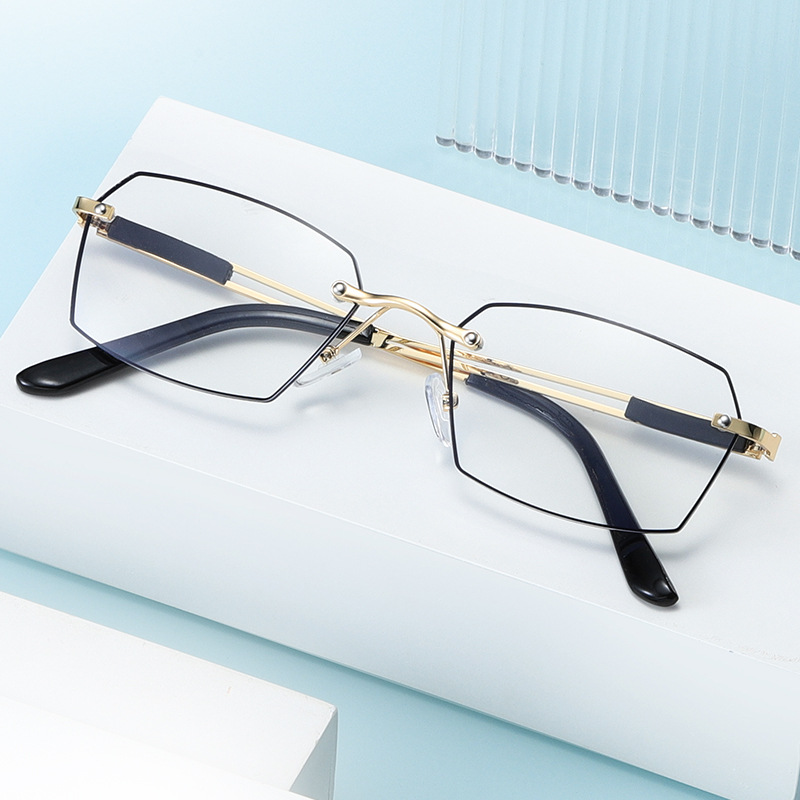MEN'S CASUAL FRAMELESS ULTRALIGHT ANTI-BLUE LIGHT READING GLASSES