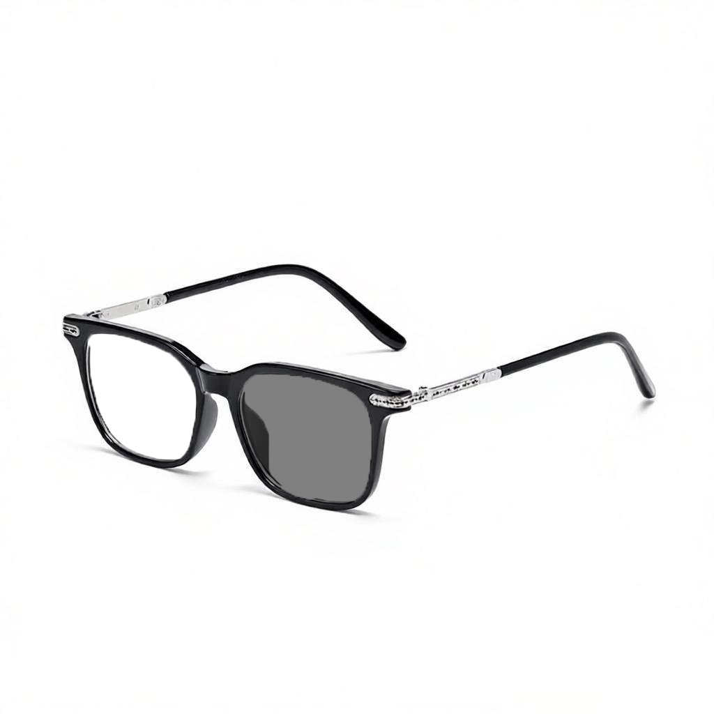 RETRO SQUARE BLUE LIGHT BLOCKING READING GLASSES FOR MEN WOMEN, LIGHTWEIGHT SPRING HINGE PRESBYOPIA EYEGLASSES