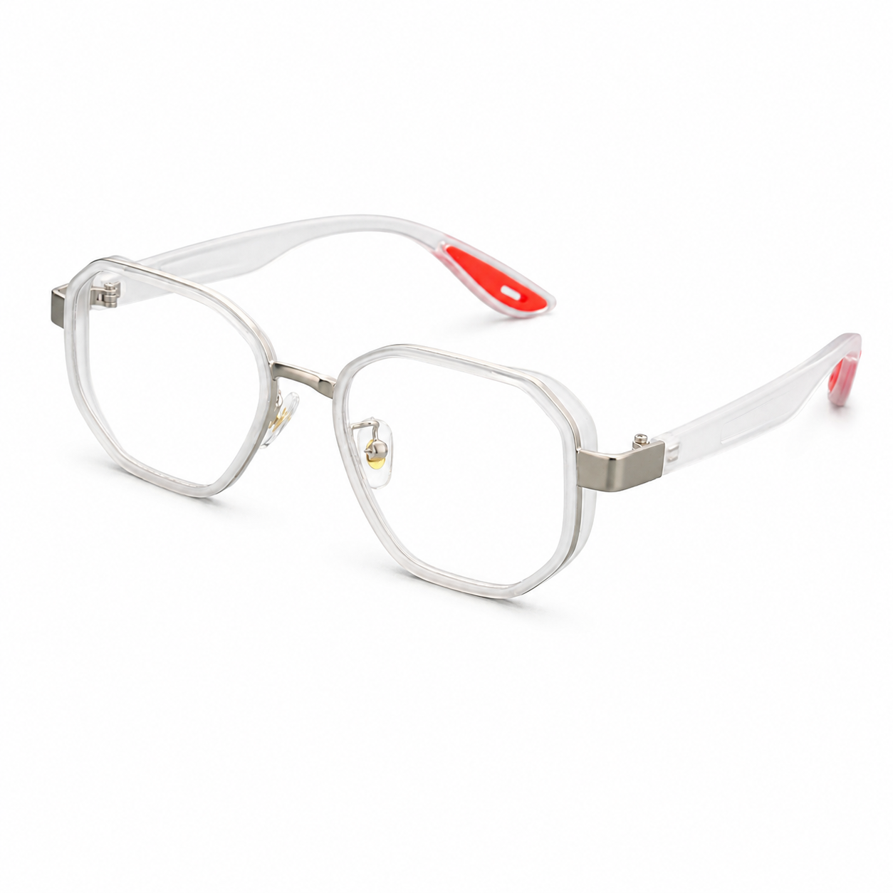 MEN’S DOUBLE-RIM SQUARE AVIATOR GLASSES