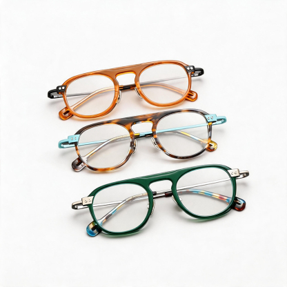 RETRO COLORFUL COLOR-CHANGING MULTIFOCAL GLASSES