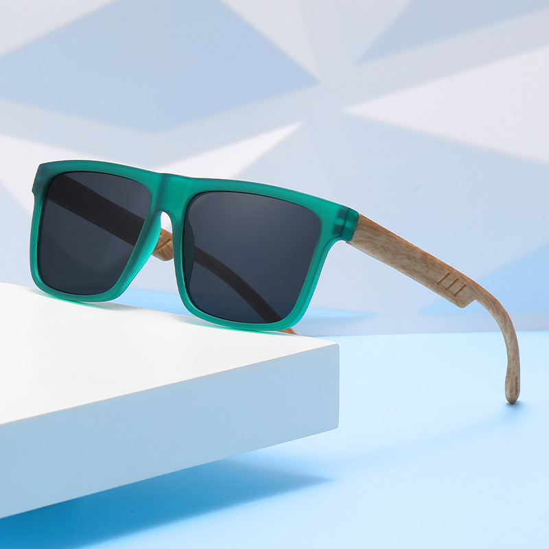 VINTAGE BAMBOO WOOD POLARIZED SUNGLASSES