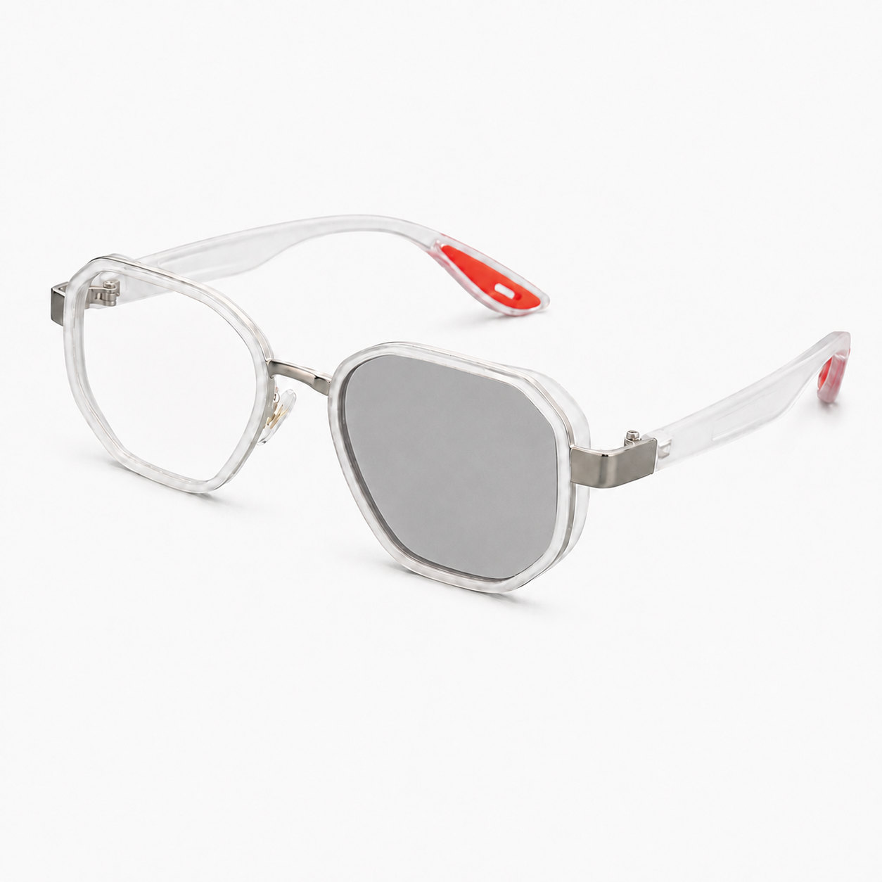 MEN’S DOUBLE-RIM SQUARE AVIATOR GLASSES