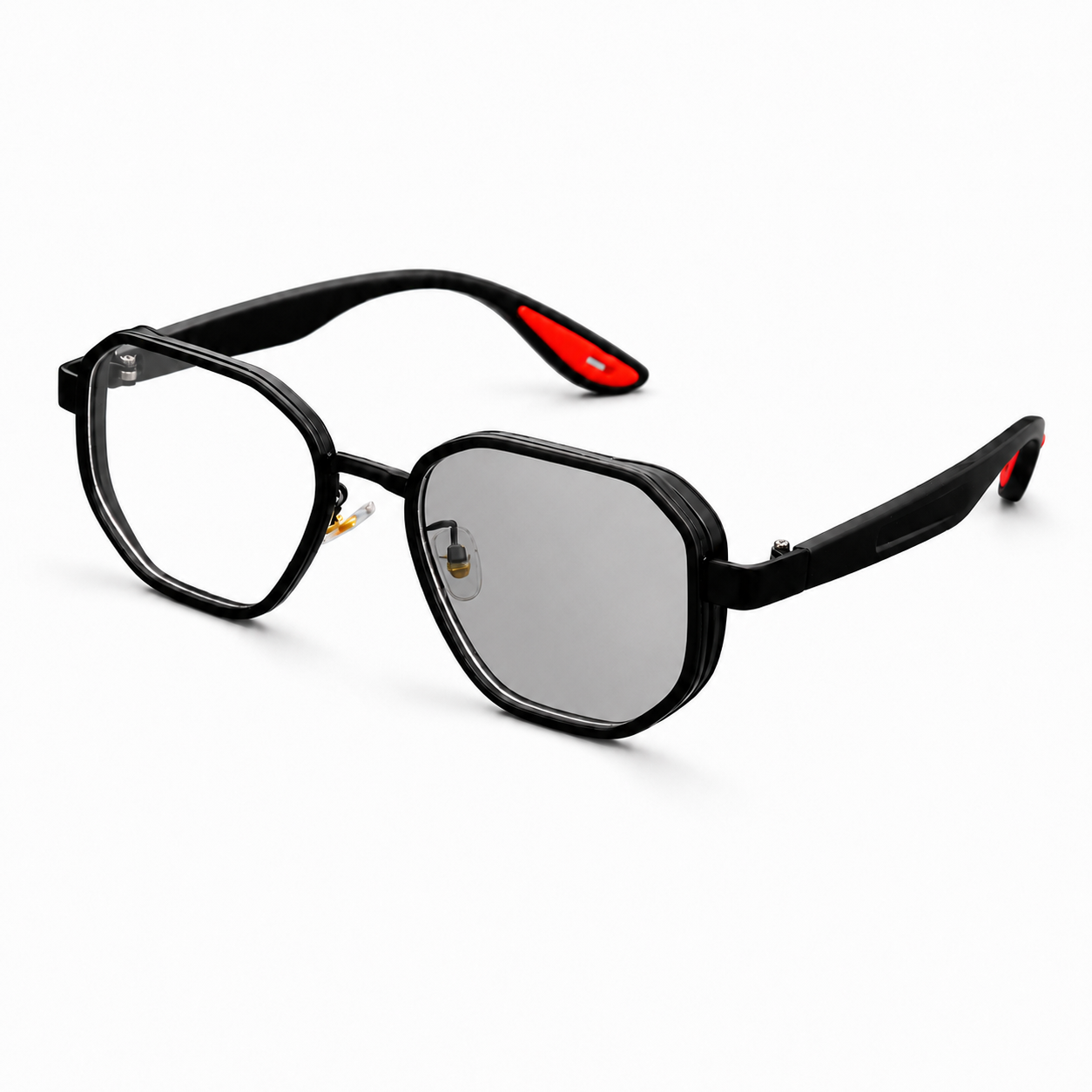 MEN’S DOUBLE-RIM SQUARE AVIATOR GLASSES