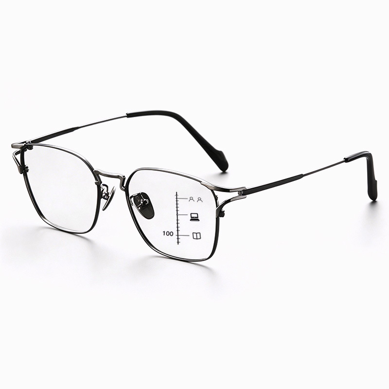 RETRO ULTRA-LIGHT TITANIUM PHOTOCHROMIC MULTIFOCAL GLASSES