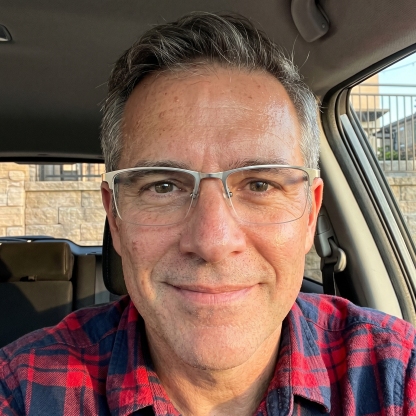 MEN'S RETRO HALF-FRAME ANTI-BLUE LIGHT READING GLASSES