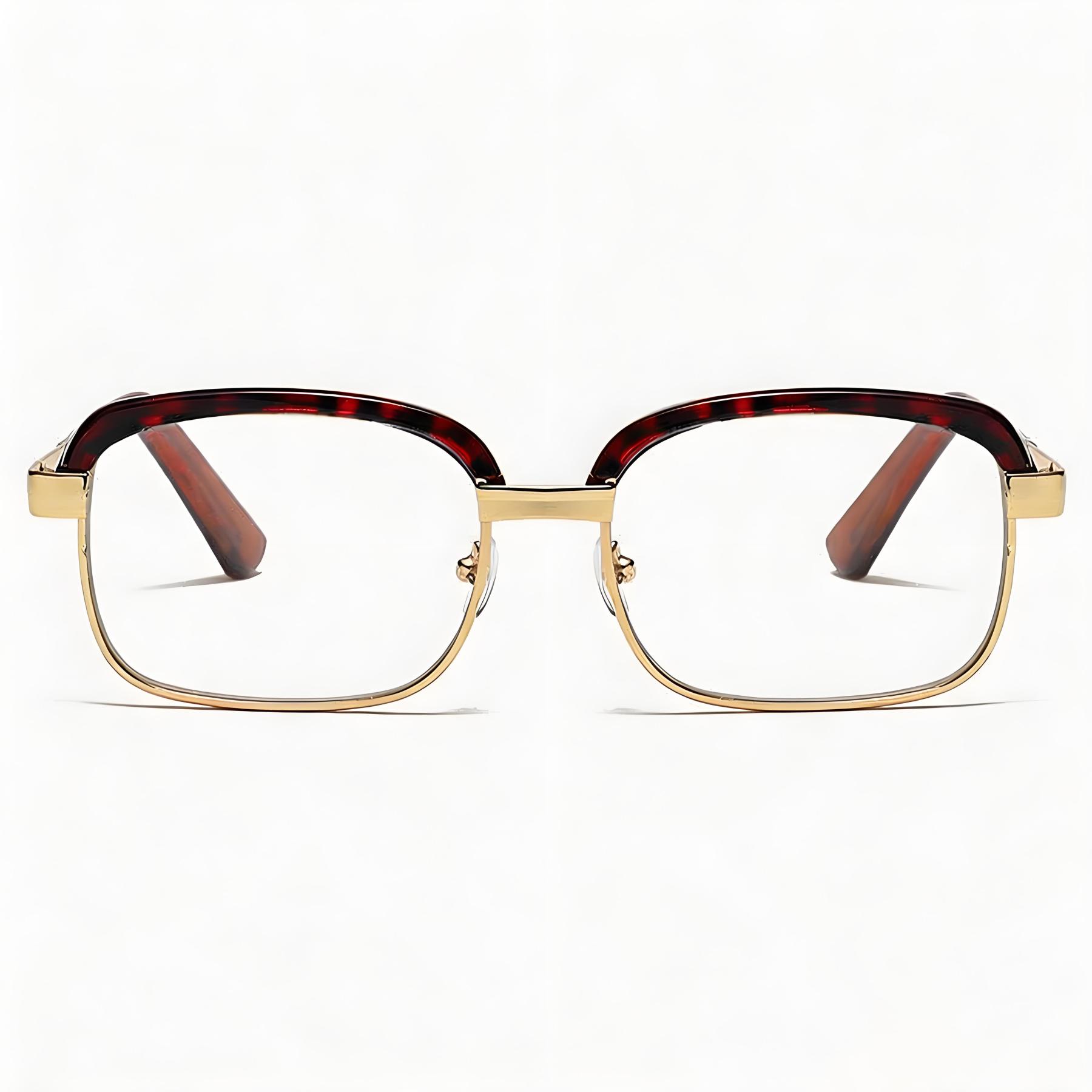 RETRO TORTOISESHELL & GOLD-RIMMED READING GLASSES — PHOTOCHROMIC MULTIFOCAL EYEWEAR
