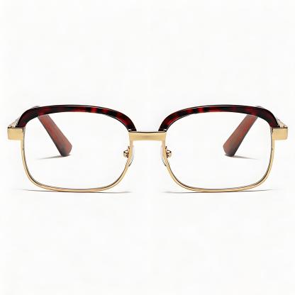 RETRO TORTOISESHELL & GOLD-RIMMED READING GLASSES — PHOTOCHROMIC MULTIFOCAL EYEWEAR