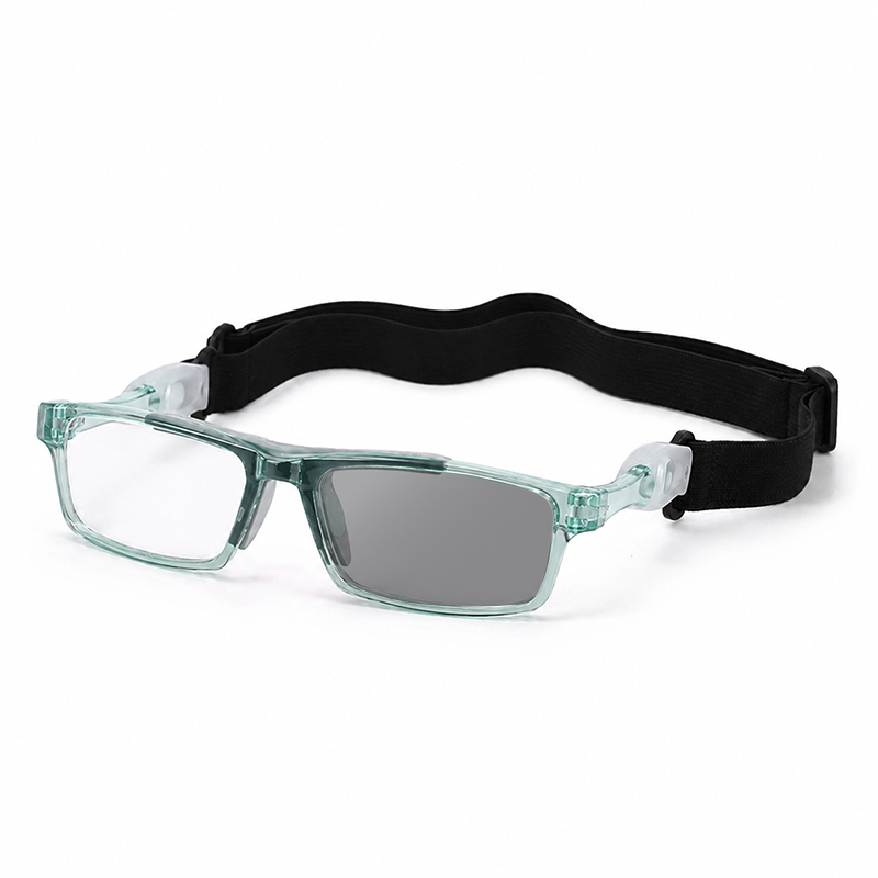 MEN’S PROTECTIVE SPORTS READING GLASSES WITH ADJUSTABLE ELASTIC STRAP