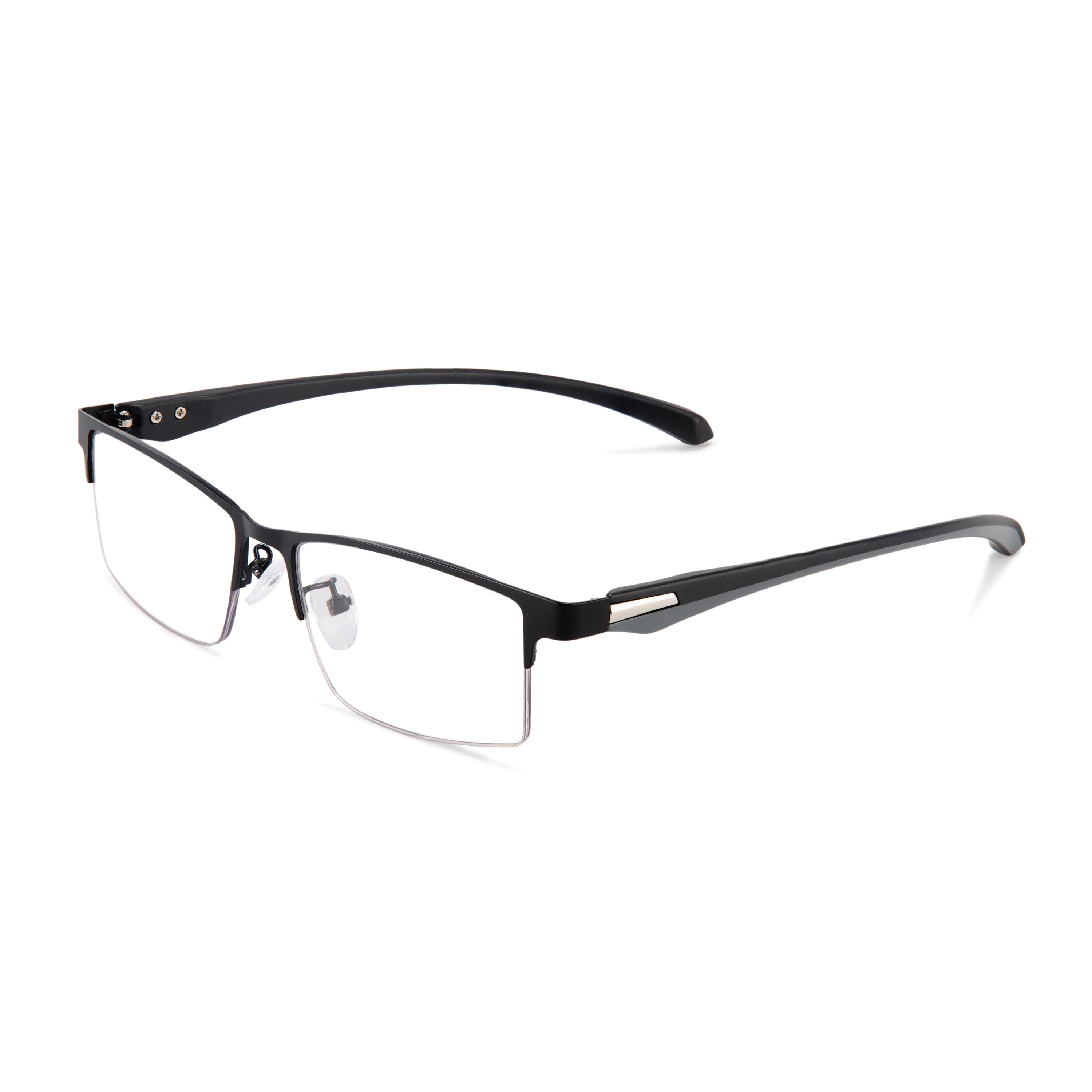 Prescription Glasses - TITANIUM MULTI-FOCUS READING GLASSES PHOTOCHROMIC PROGRESSIVE DOUBLE LIGHT ANTI-BLUE LIGHT-MANLYKICKS