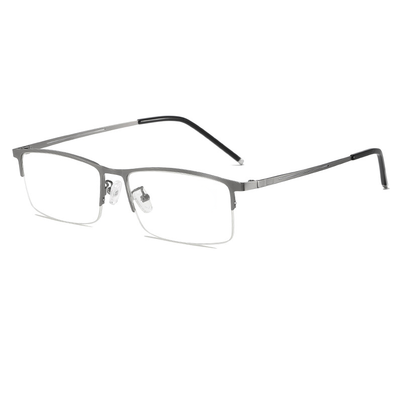 NON-MAGNETIC TITANIUM ULTRA-LIGHT CLASSIC HALF-FRAME READING GLASSES