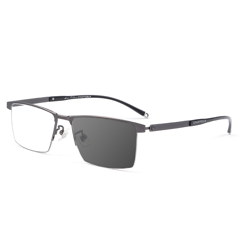 BUSINESS CASUAL PURE TITANIUM COLOR CHANGING MULTI-FOCAL READING GLASS