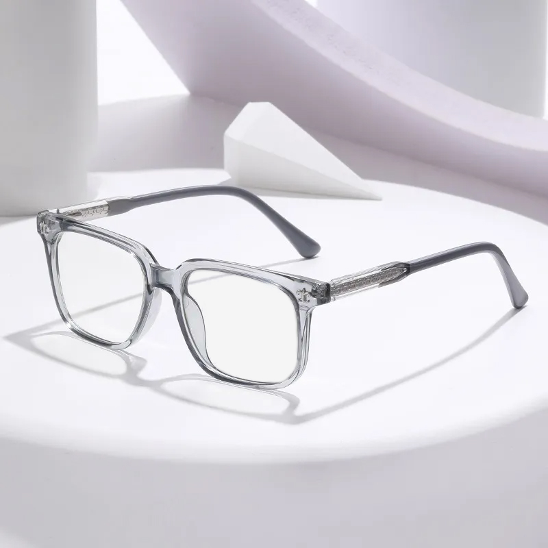 Prescription Glasses - RETRO LARGE FRAME RIVET COLOR CHANGING MULTI-FOCAL READING GLASSES