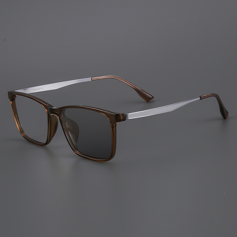 SIMPLE SQUARE FRAME COLOR-CHANGING MULTIFOCAL READING GLASSES