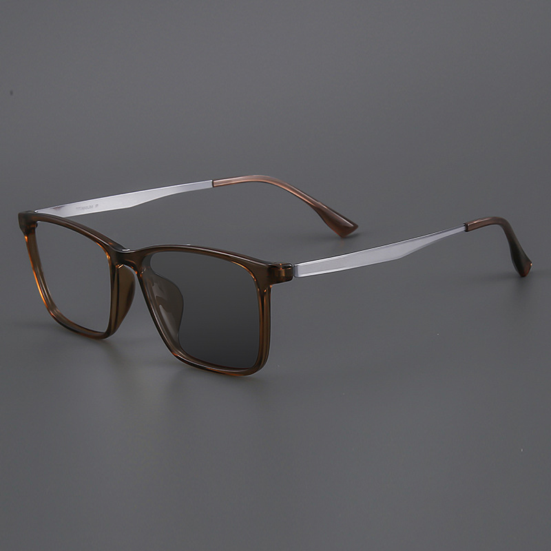 SIMPLE SQUARE FRAME COLOR-CHANGING MULTIFOCAL READING GLASSES