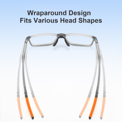 FULL-FRAME MINIMALIST BLUE-LIGHT BLOCKING PHOTOCHROMIC PROGRESSIVE MULTIFOCAL READING GLASSES
