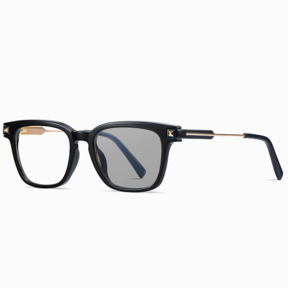 SQUARE METAL COLOR-CHANGING MULTIFOCAL READING GLASSES