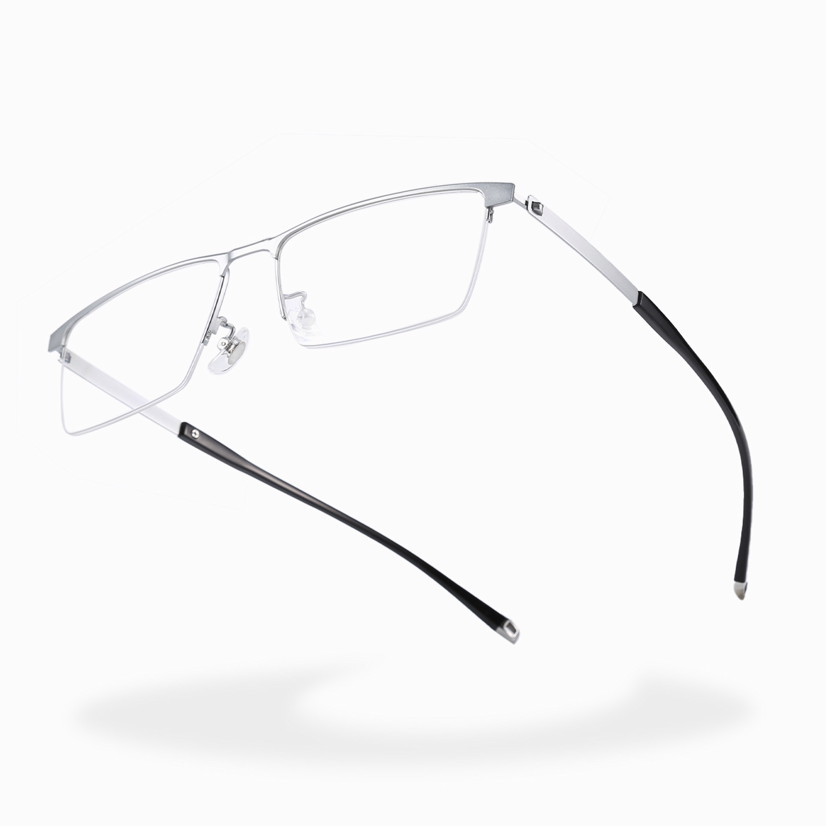 BUSINESS CASUAL PURE TITANIUM COLOR CHANGING MULTI-FOCAL READING GLASSES