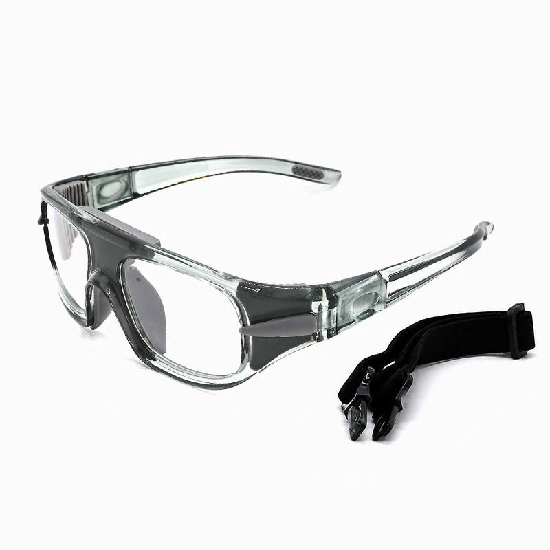 IMPACT-RESISTANT BASKETBALL GOGGLES WITH DETACHABLE TEMPLES