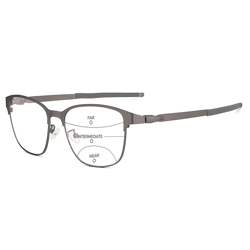 STYLISH FULL-RIMMED PHOTOCHROMIC MULTIFOCAL READING GLASSES