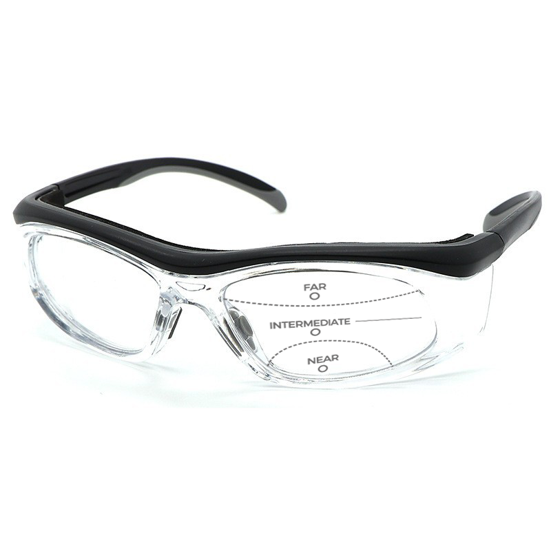 WRAPAROUND PROTECTIVE GLASSES FOR WORK AND SPORT
