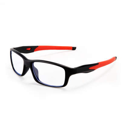 MEN'S RETRO SQUARE FRAME SPORTS ANTI-BLUE LIGHT PHOTOCHROMIC READING GLASSES