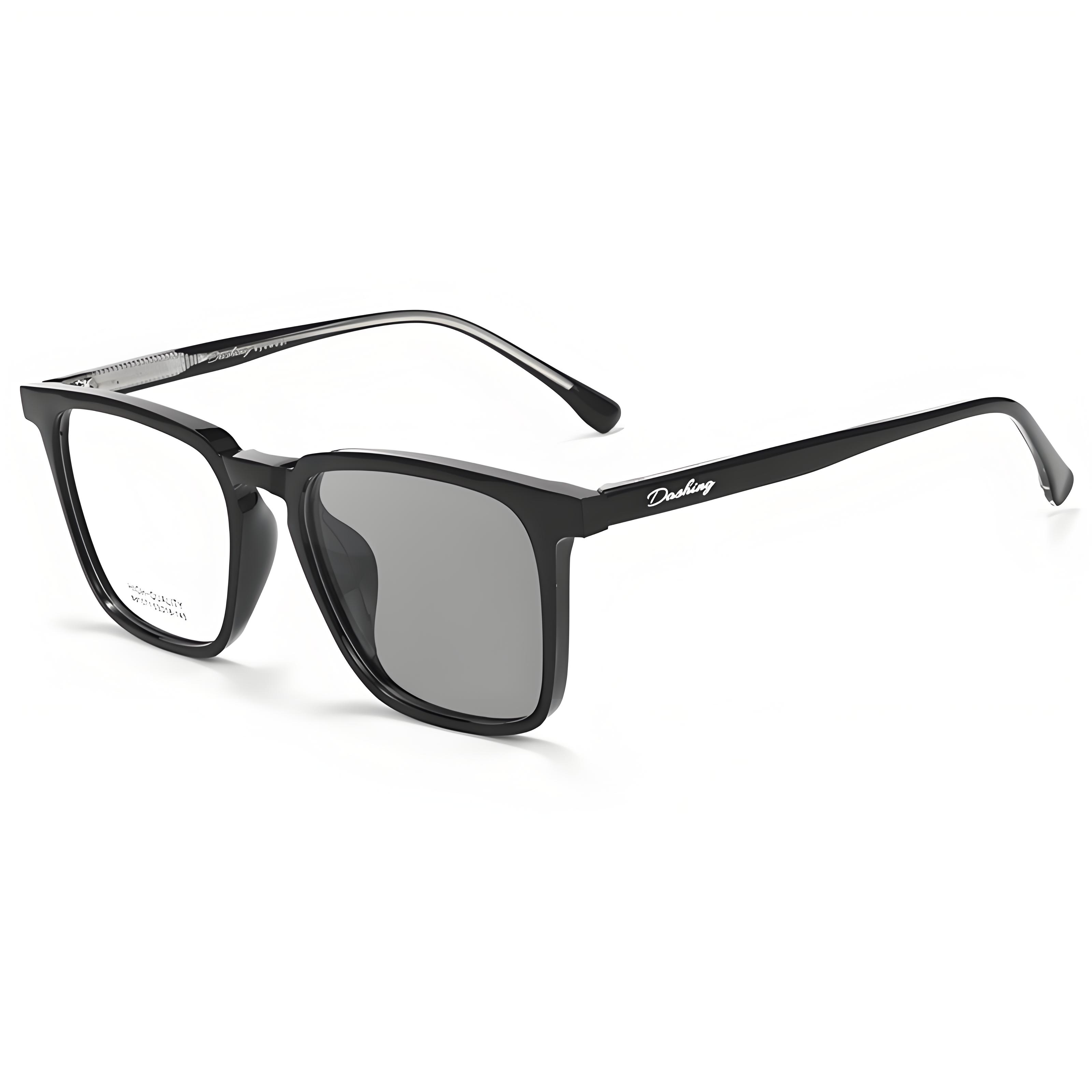 LIGHTWEIGHT SQUARE FULL-RIM PHOTOCHROMIC MULTIFOCAL GLASSES