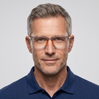SPORTS TR SQUARE FRAME ULTRA-LIGHT ANTI-BLUE LIGHT READING GLASSES