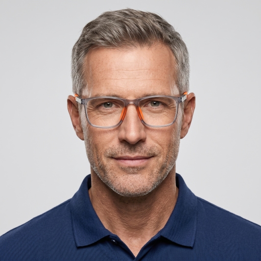 SPORTS TR SQUARE FRAME ULTRA-LIGHT ANTI-BLUE LIGHT READING GLASSES