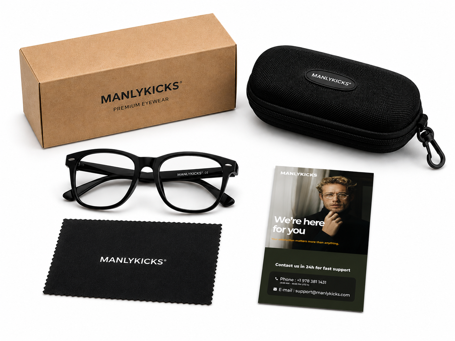 MANLYKICKS premium eyewear essentials