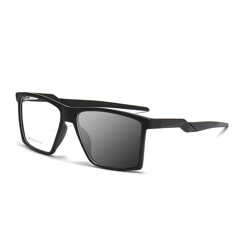 Retro color matching square frame color changing multi-focal reading glasses