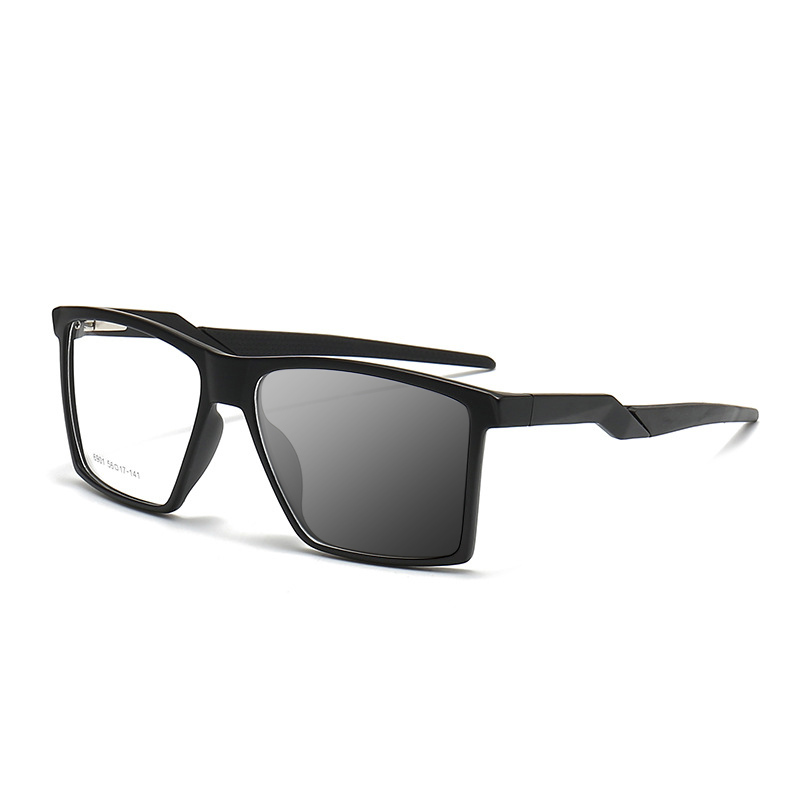 Retro color matching square frame color changing multi-focal reading glasses