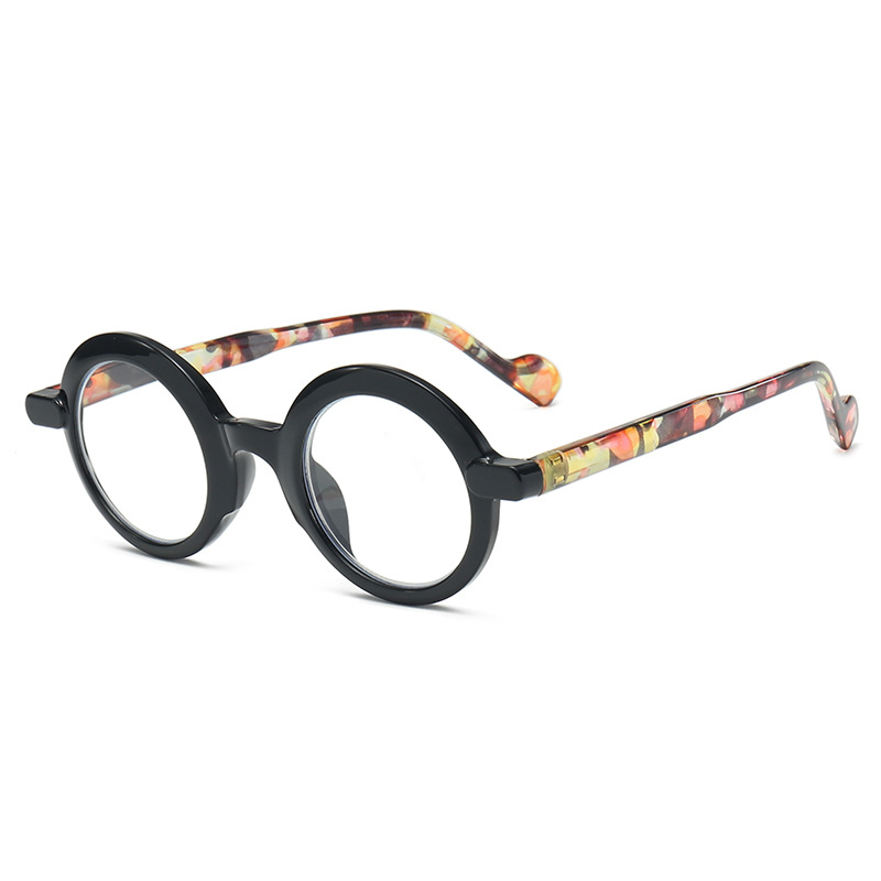ROUND FRAME FASHION RETRO PROGRESSIVE ANTI-BLUE LIGHT READING GLASSES