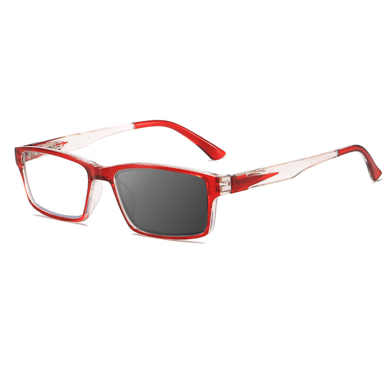 SPRING SMALL FRAME SQUARE PHOTOCHROMIC READING GLASSES