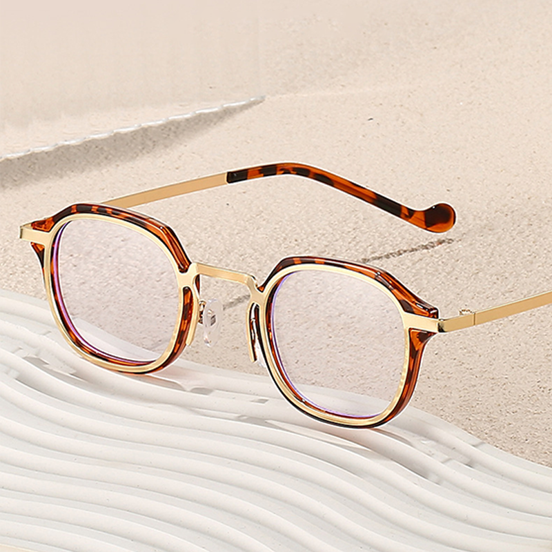 PERSONALIZED RETRO METAL ROUND ANTI-BLUE LIGHT READING GLASSES