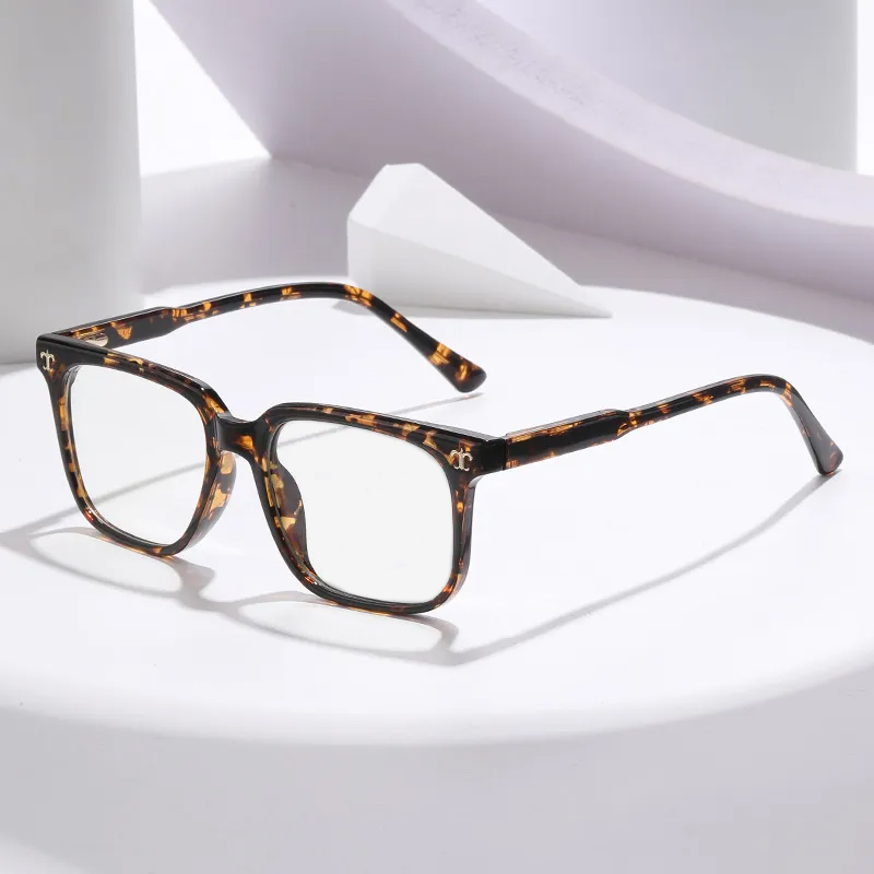 Prescription Glasses - RETRO LARGE FRAME RIVET COLOR CHANGING MULTI-FOCAL READING GLASSES