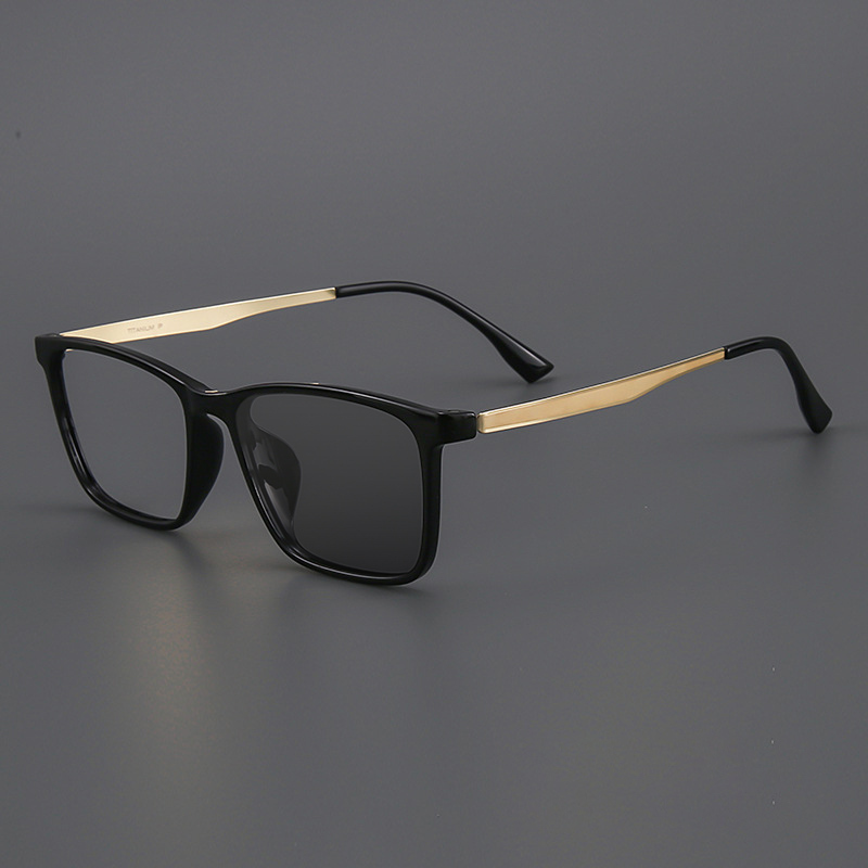 SIMPLE SQUARE FRAME COLOR-CHANGING MULTIFOCAL READING GLASSES