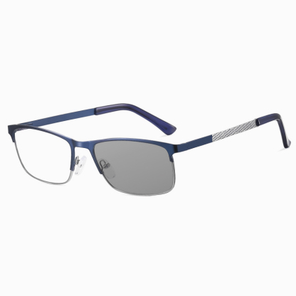 LIGHTWEIGHT & TOUGH SEMI-RIMLESS PHOTOCHROMIC PROGRESSIVE MULTIFOCAL READING GLASSES
